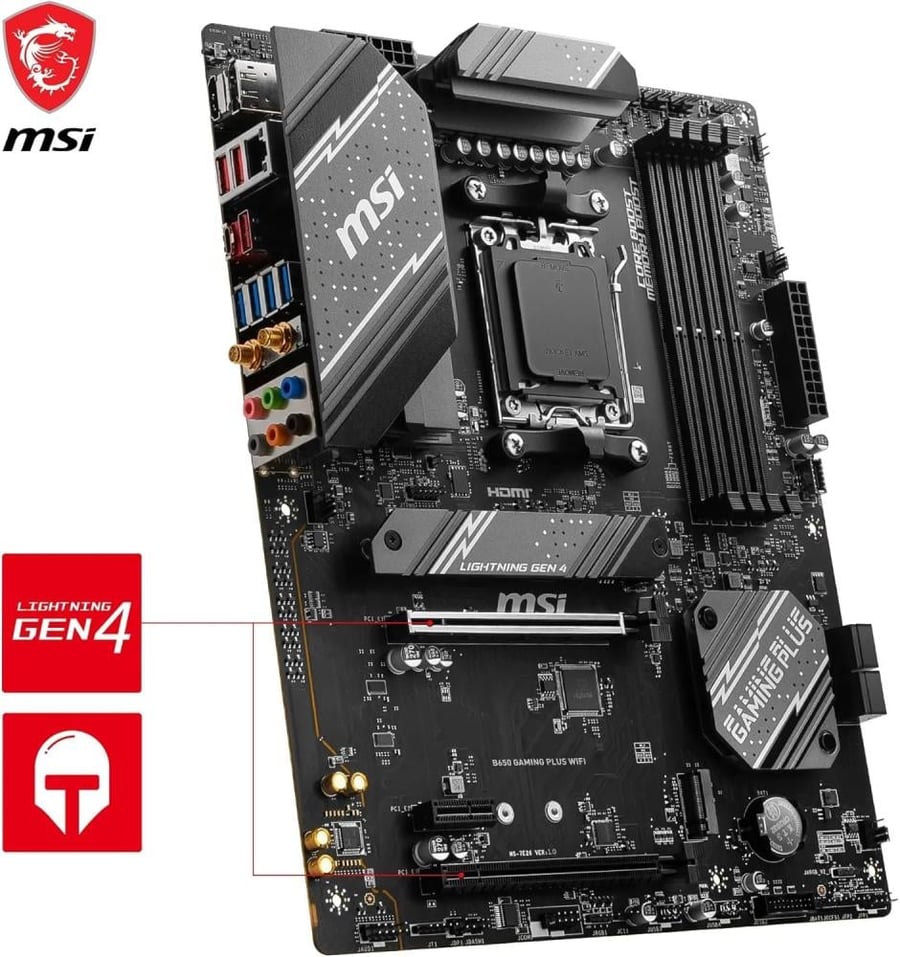 لوحة أم MSI PRO B650-S WIFI AM5 DDR5 ATX Wi-Fi 6E