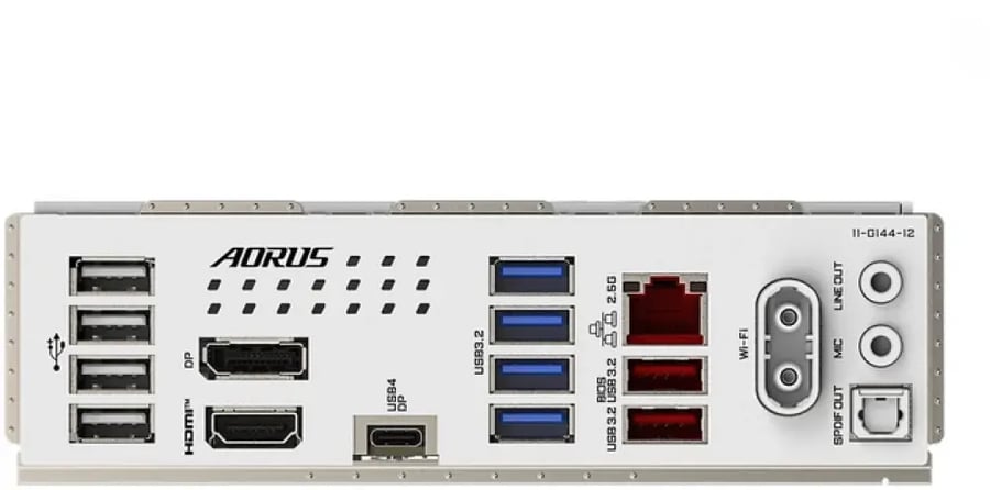 لوحة أم GIGABYTE B860 AORUS ELITE WIFI7 ICE LGA1851 DDR5 ATX Wi-Fi 7 - أبيض