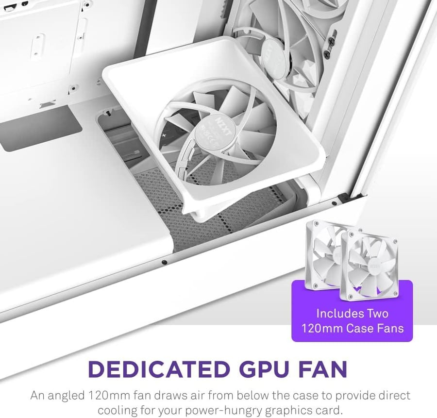 NZXT H5 Flow White Computer Case