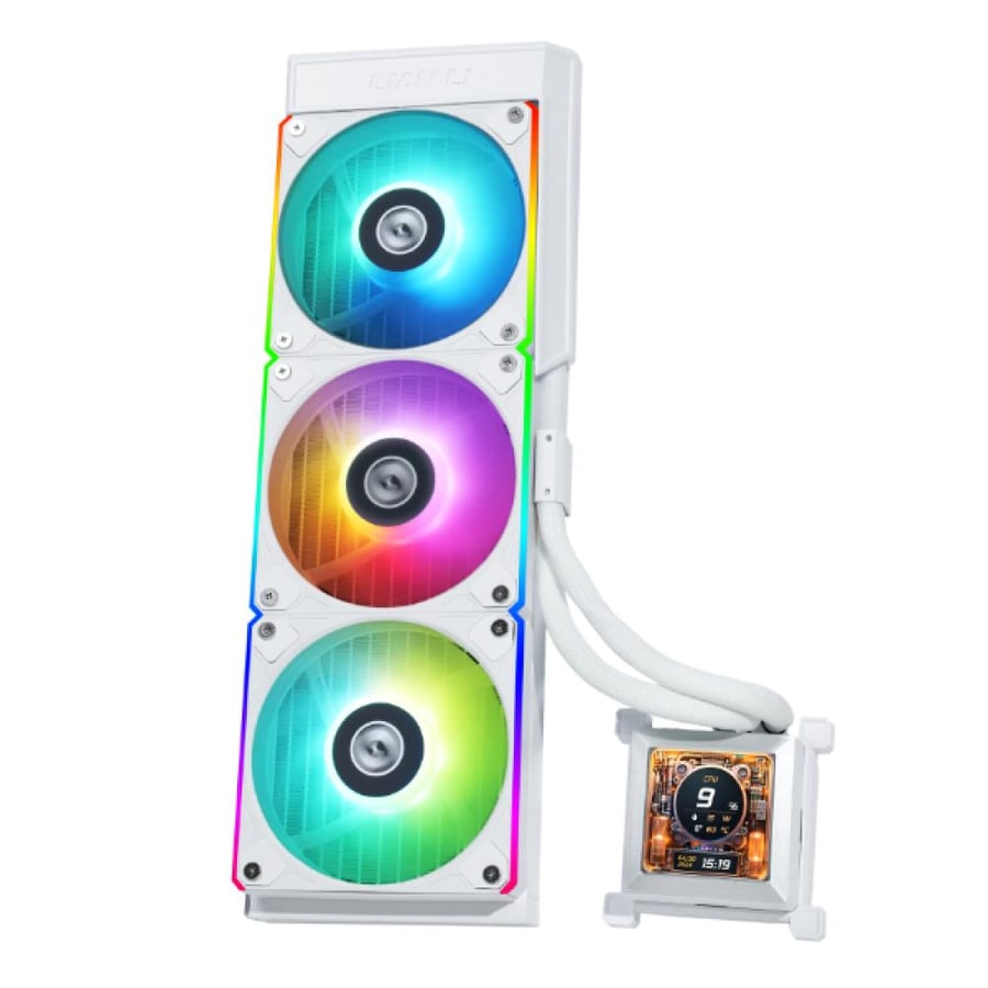 مبرد مائي Lian Li HydroShift LCD 360R أبيض