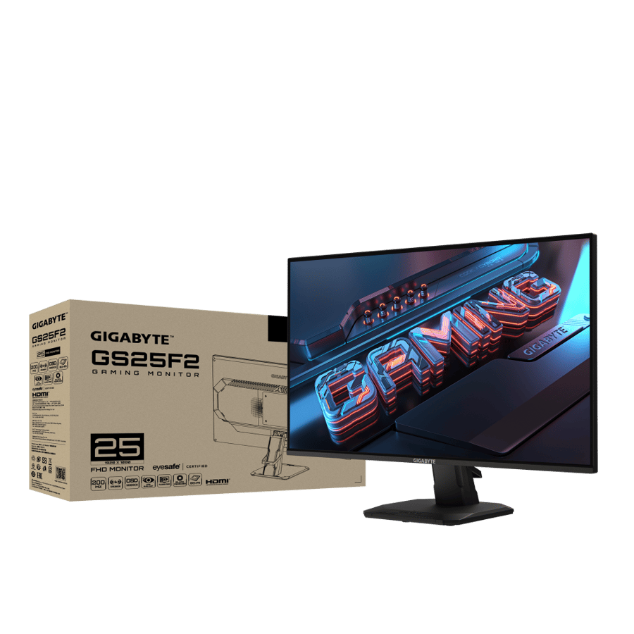 شاشة GIGABYTE GS25F2 24.5 بوصة 1920 x 1080(FHD) SS IPS 200 Hz