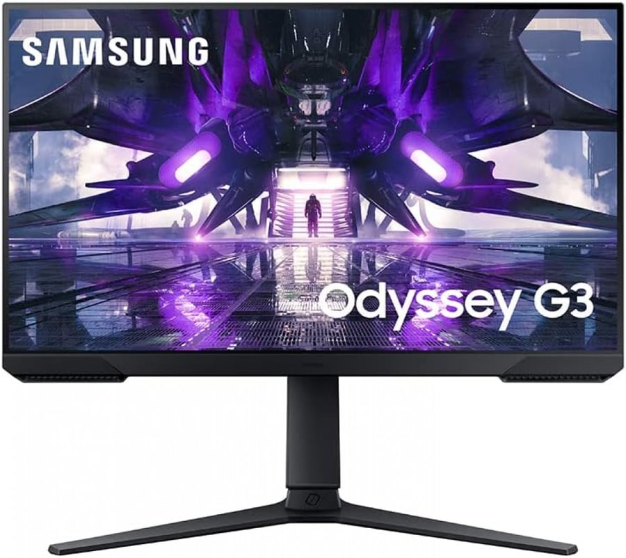 شاشة Samsung LS24AG320NMXUE 24 بوصة 1920 1080 VA 165Hz عبر DP أسود