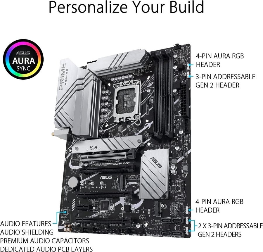 ASUS Prime Z790-P WiFi LGA 1700 DDR5 ATX Motherboard