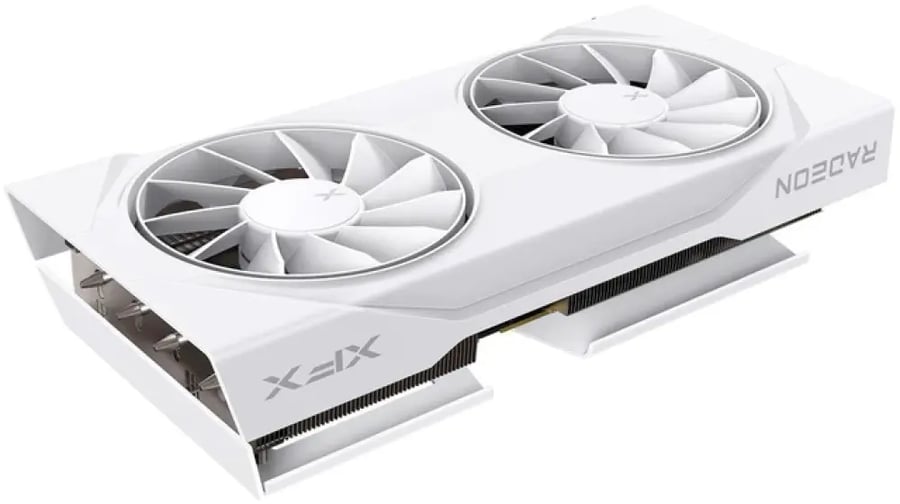 كرت شاشة XFX Radeon RX 9060 XT Swift OC 16GB GDDR6 - أبيض