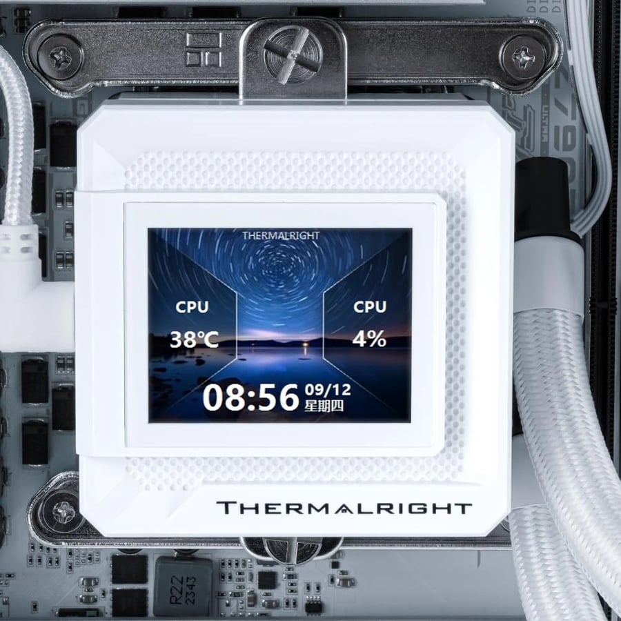 مبرد مائي Thermalright Frozen Warframe 360 SE ARGB - أبيض