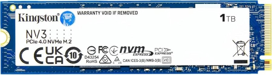 M 2 Kingston NV3 NVMe PCIe 4 0 Internal 2TB 2280 SNV3S 2000G