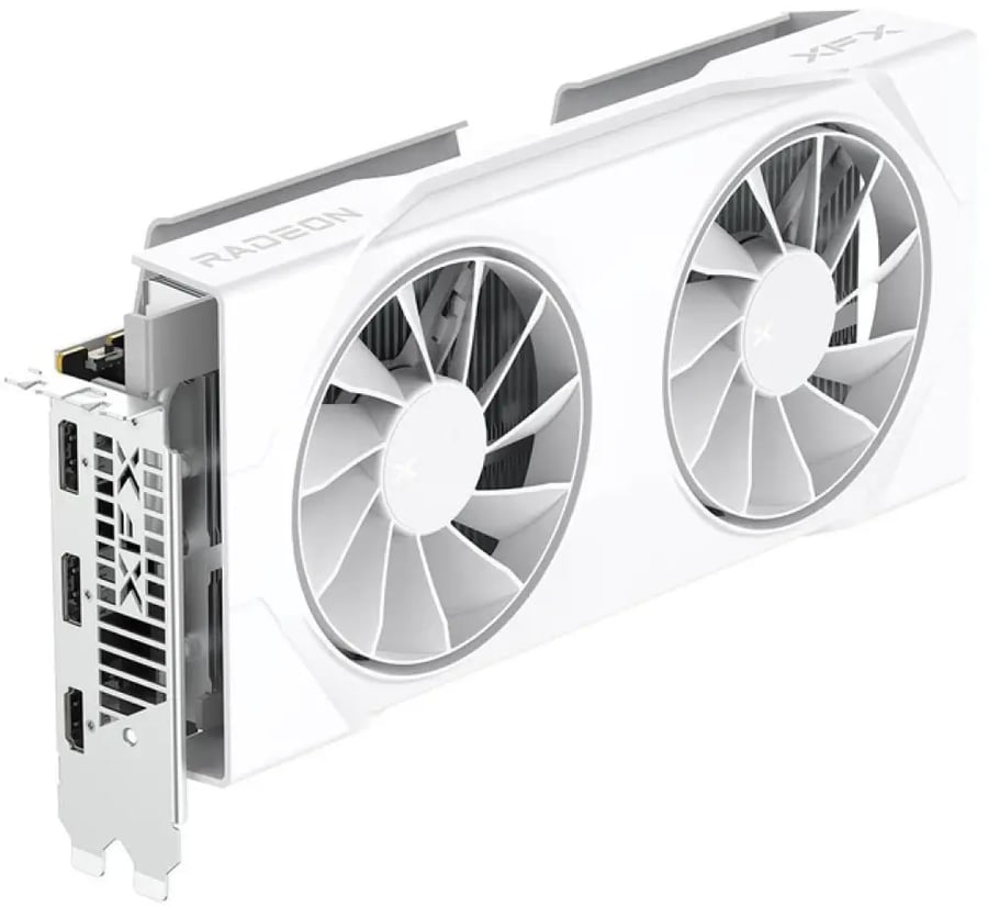 كرت شاشة XFX Radeon RX 9060 XT Swift OC 16GB GDDR6 - أبيض