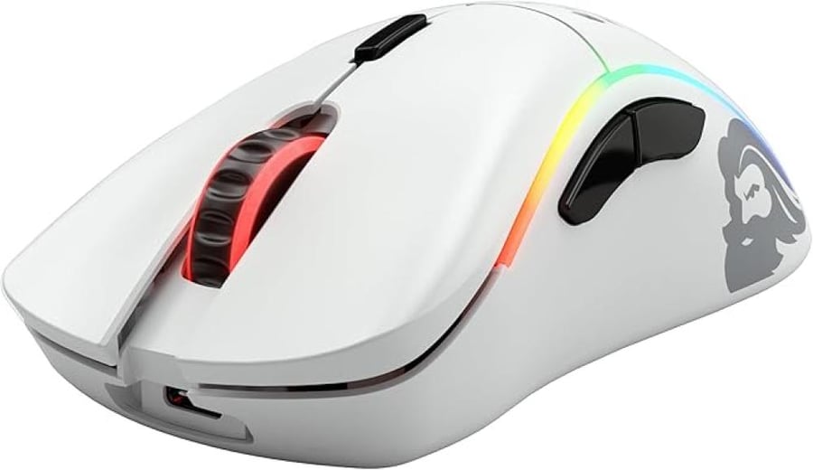 ماوس Glorious Model D Wireless لاسلكي - أبيض مطفي