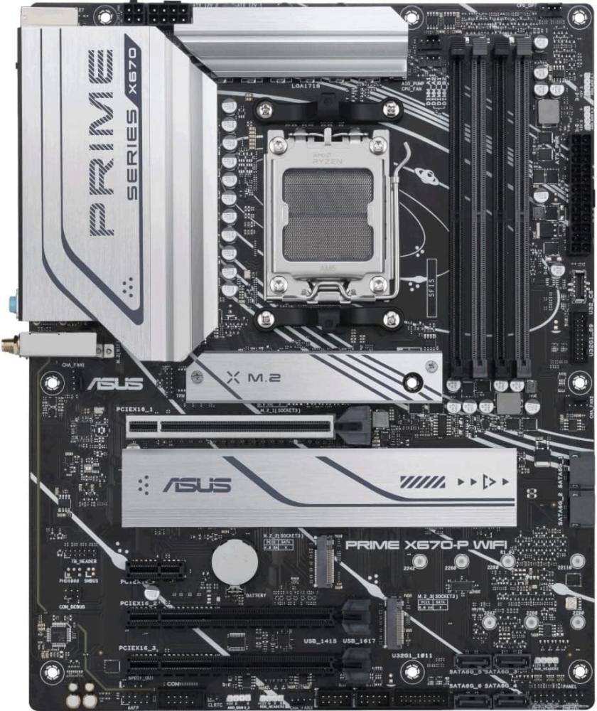 لوحة أم ASUS PRIME X670 P WIFI AM5 DDR5 ATX Wi Fi 6