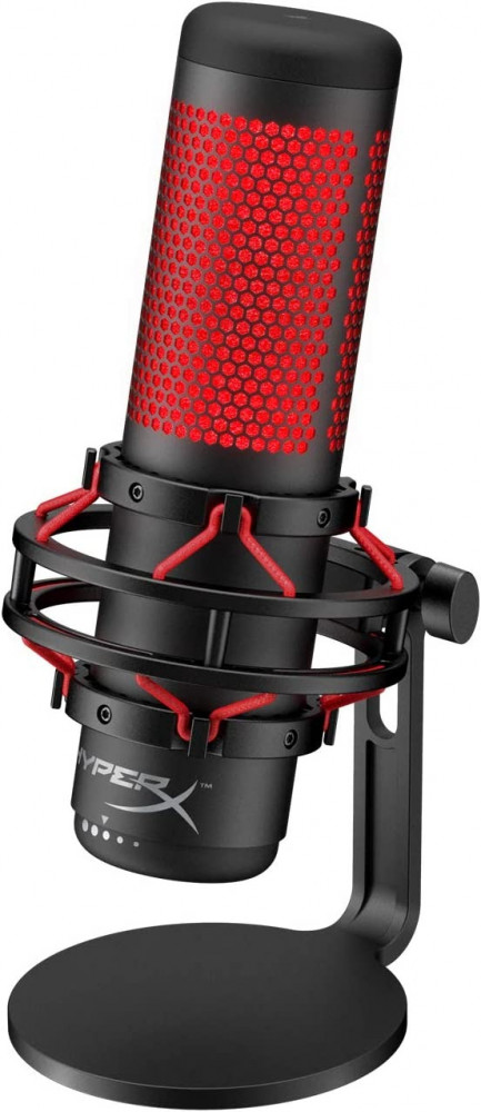 مايكروفون HyperX QuadCast أسود أحمر
