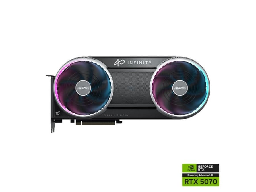 كرت شاشة GIGABYTE GeForce RTX 5070 AORUS INFINITY 12GB GDDR7