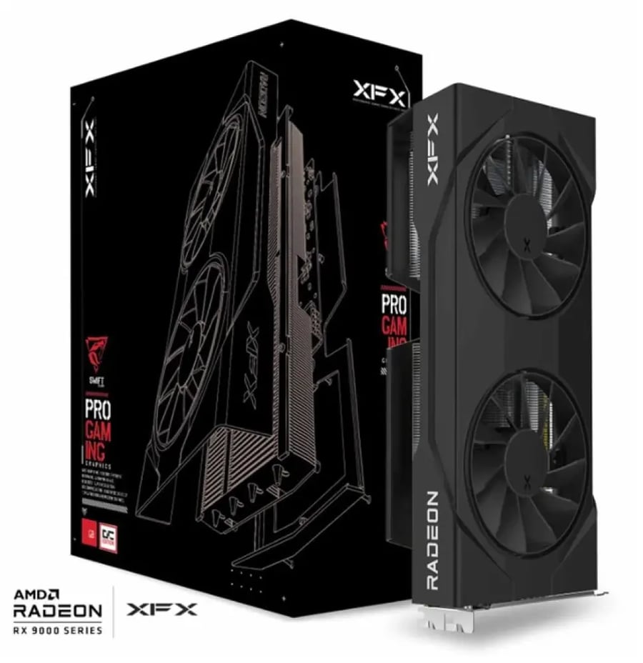 كرت شاشة XFX Radeon RX 9060 XT Swift OC 16GB GDDR6