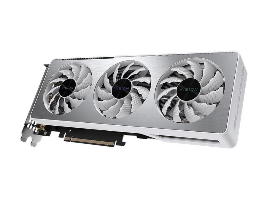 كرت شاشة GIGABYTE GeForce RTX 3060 Ti Vision OC 8GB GDDR6 أبيض