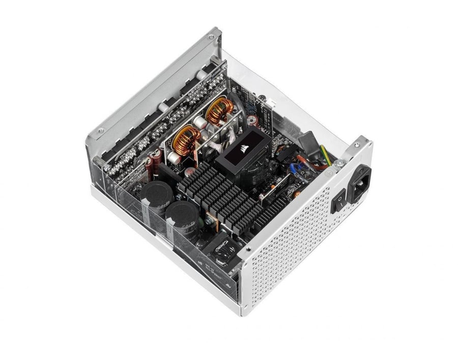 مزود طاقة CORSAIR RM850 850W - أبيض