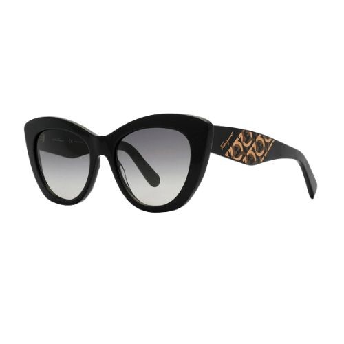 نظارة سيلفاتوري فيراغامو شمسية بإطار أسود | Salvatore Ferragamo Sunglasses