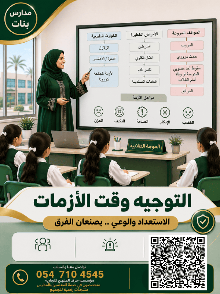 بنات حقيبة الإرشاد وقت الأزمات  ( الحقيبة الاساسية ) جديد ومحدث