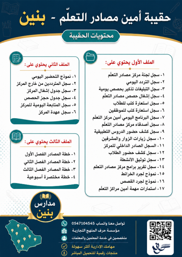 بنين حقيبة مصادر التعلم