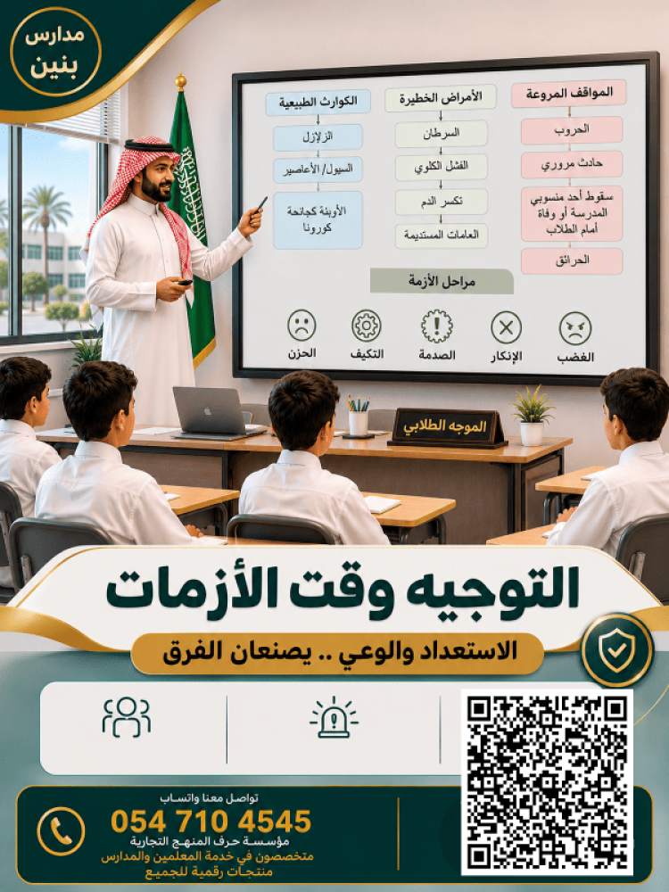بنين حقيبة الإرشاد وقت الأزمات ( الحقيبة الاساسية ) جديد ومحدث