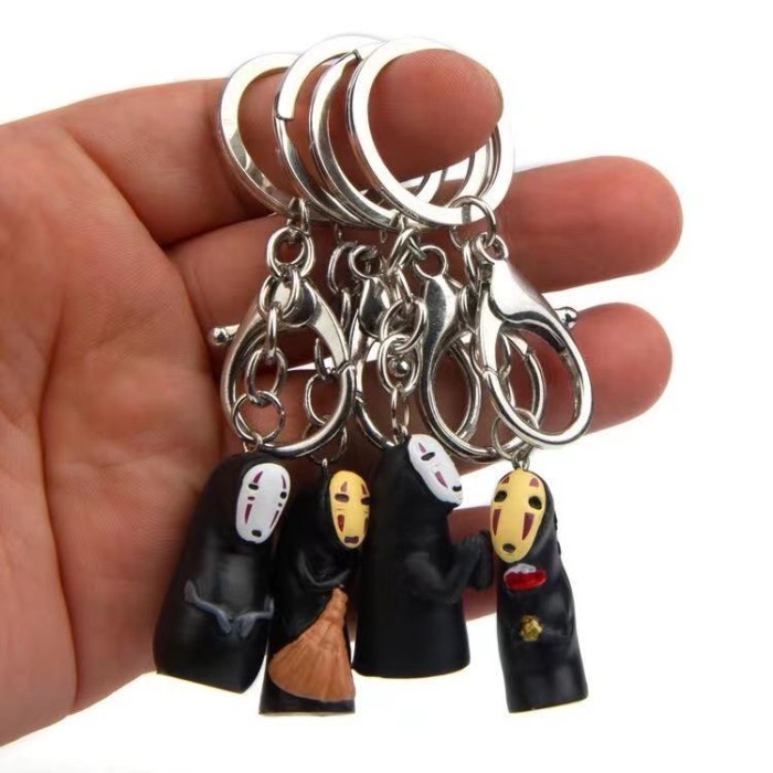 No face keychain