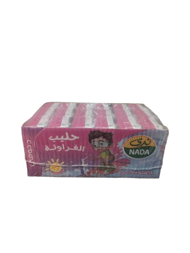 Strawberry milk carton Nada 18 boxes × 115 ml