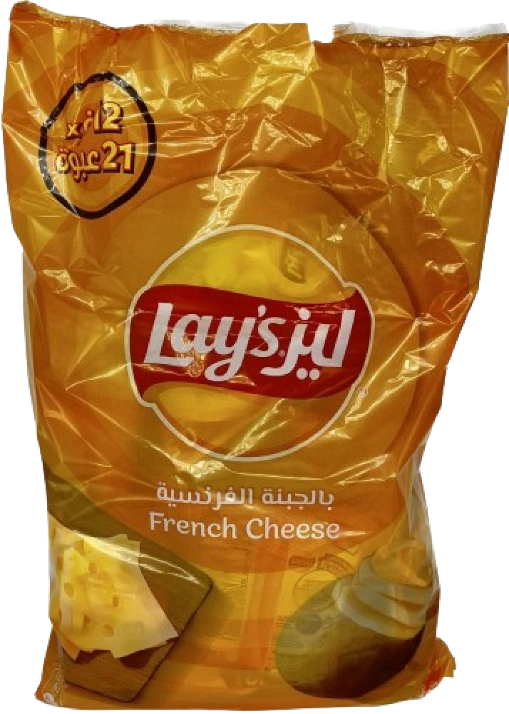 ليز جبنة فرنسية كيس 21عبوة ×12غ