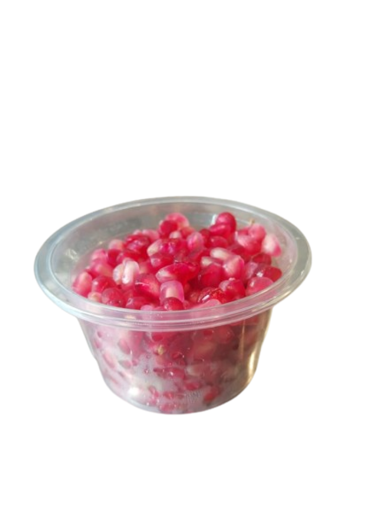 Ready-to-eat pomegranate section container