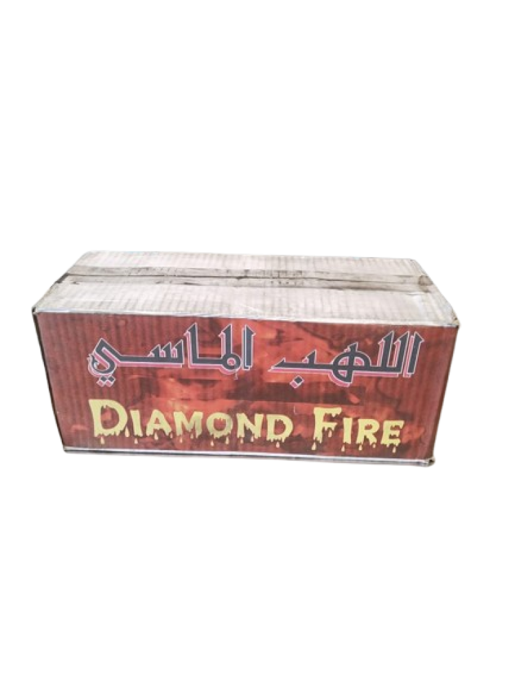Diamond flame charcoal, 5 kg carton