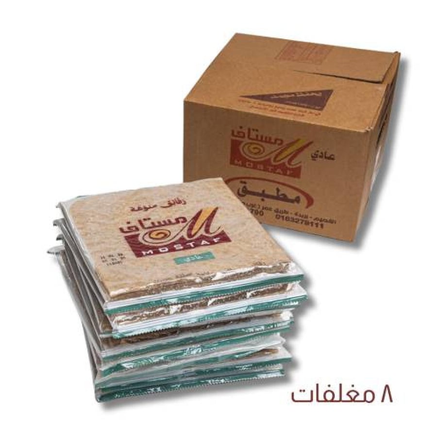 كرتون مطبق مستاف عادي 8عبوات