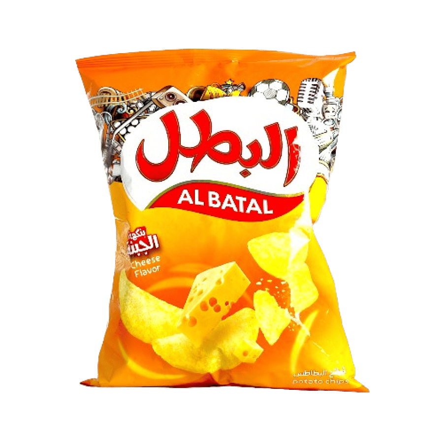 البطل شيبس بنكهة الجبنة عائلي