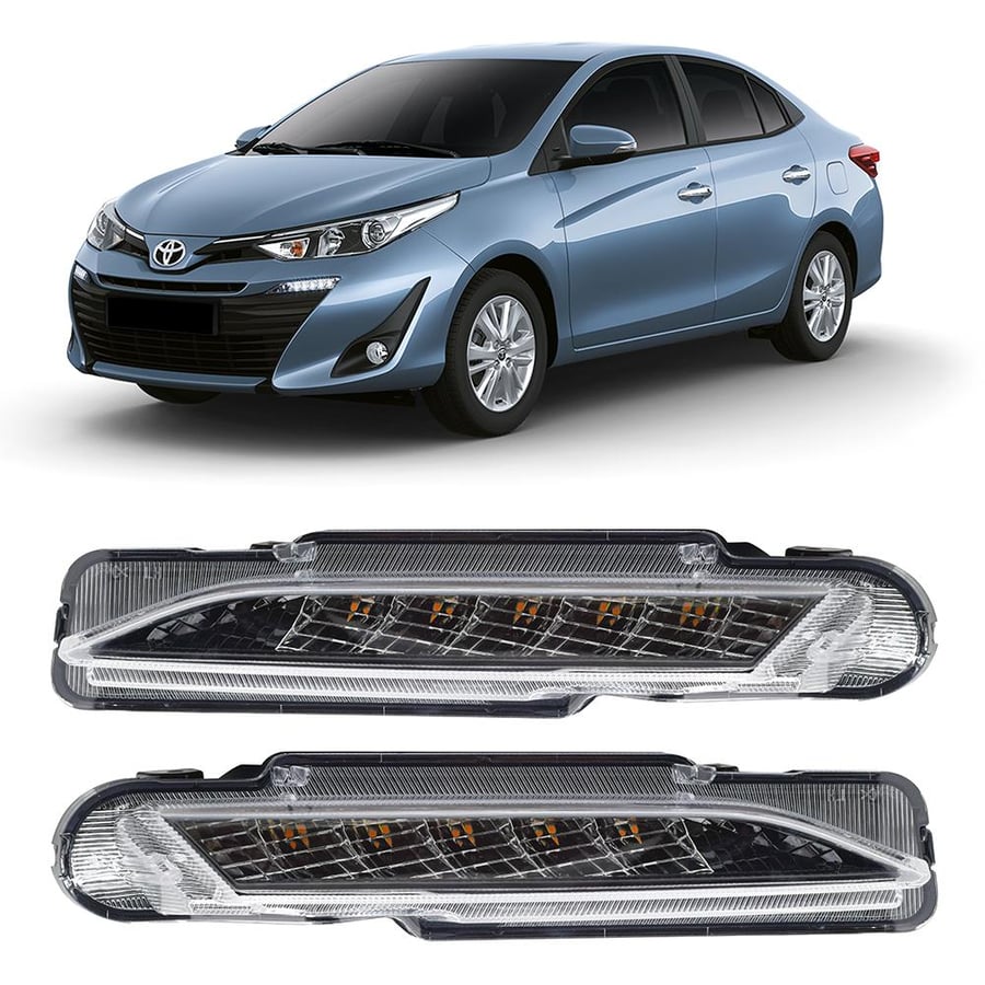 TY222-LED- مصابيح ضباب يارس 2018-2021 كشافات ضباب قطعتين