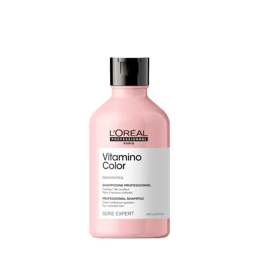 Vitamino Color Shampoo protects and maintains hair color. Enriched with resveratrol, for colored hair and all hair types from L'Oréal Professionnel | Serie Expert