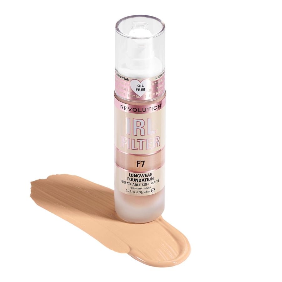 كريم أساس ريفولوشن IRL Filter 16H Longwear Soft Matte F7 23 مل