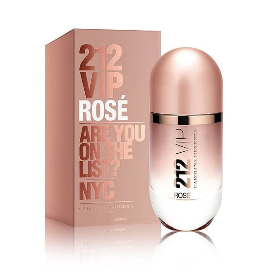 عطر كارولينا هيريرا 212 VIP روز او دو بارفيوم نسائي 80مل
