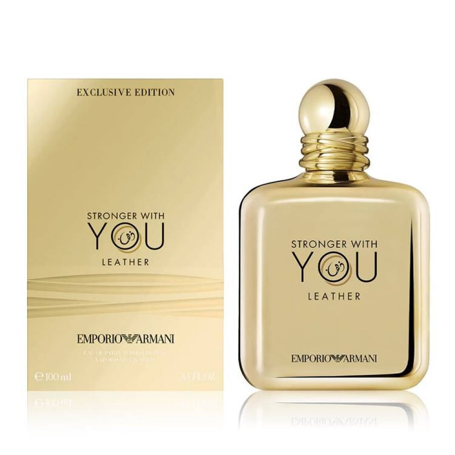 عطر ارماني سترونجر ويذ يو ليذر او دو بارفيوم رجالي 100مل