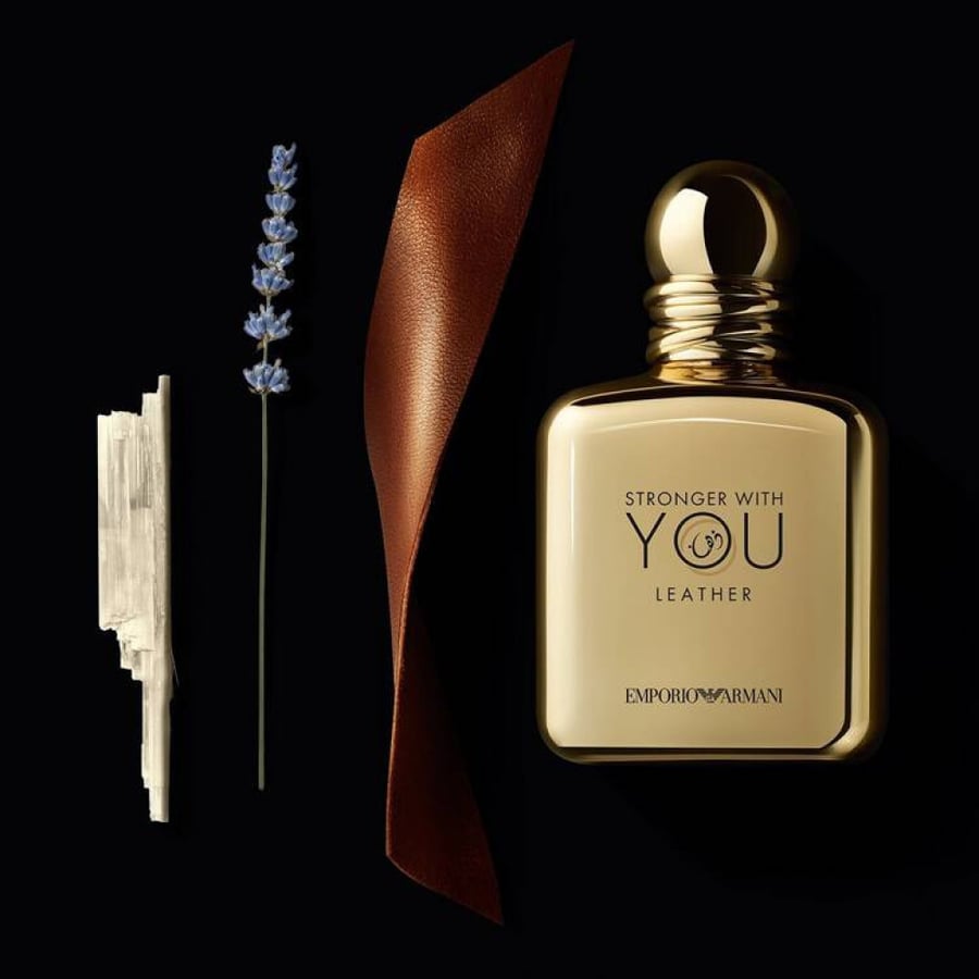 عطر ارماني سترونجر ويذ يو ليذر او دو بارفيوم رجالي 100مل