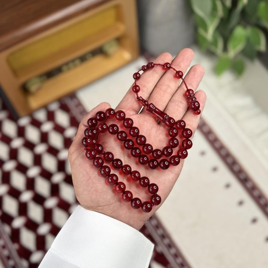 سبحة بكلايت احمر