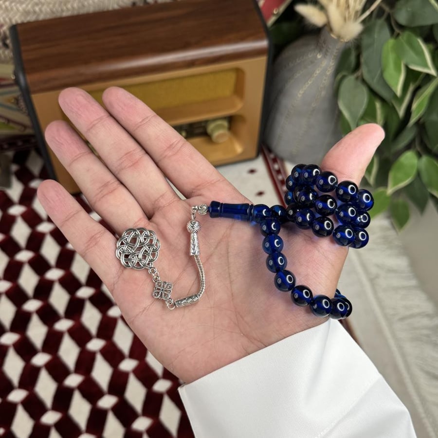 مسباح  بكلايت أزرق طربزونة