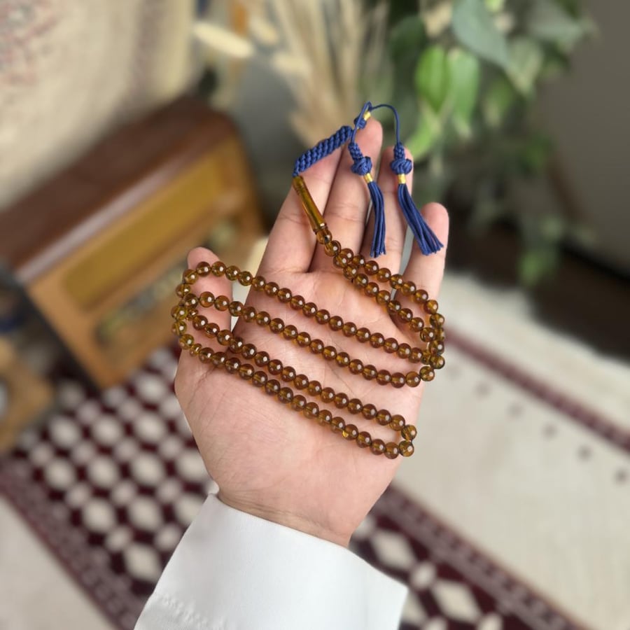 سبحة زعفرانية كركوشة Z085
