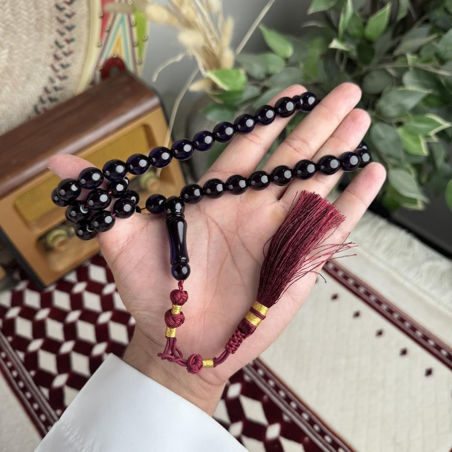 سبحة زعفرانية كركوشة Z058
