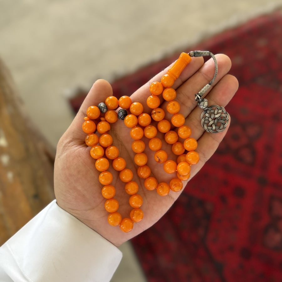 سبحة بكلايت برتقالي