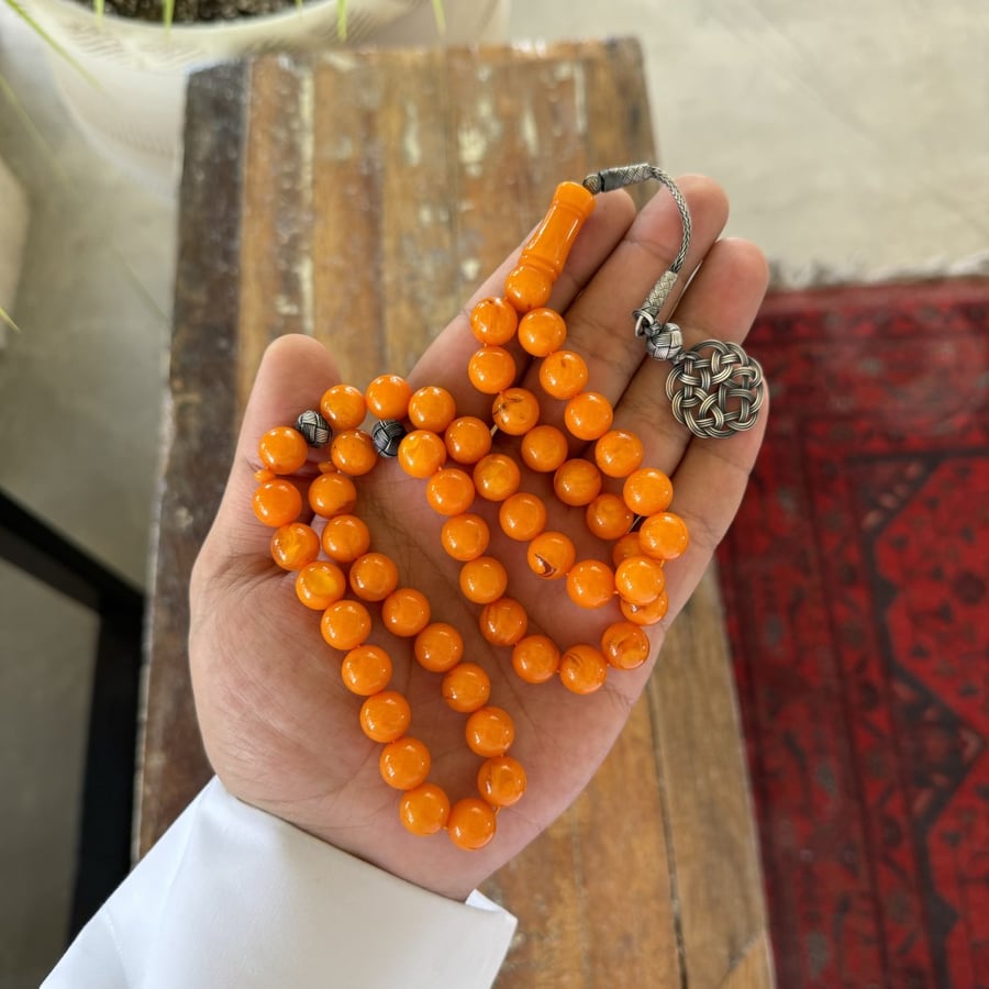 سبحة بكلايت برتقالي