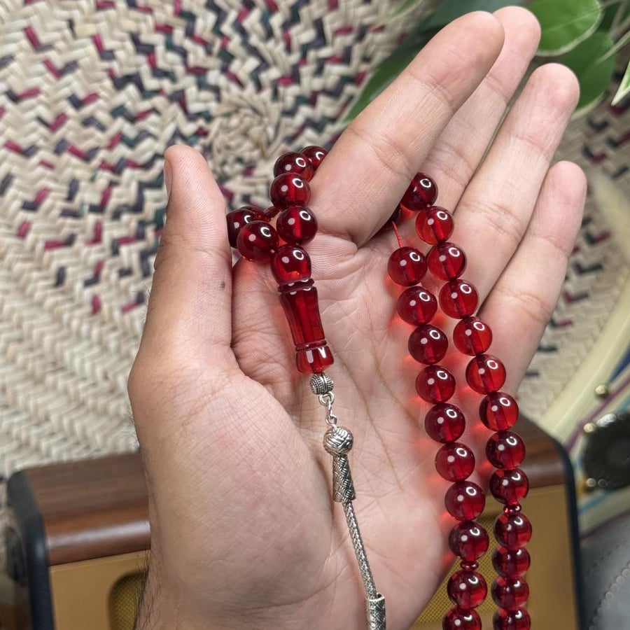 سبحة بكلايت احمر