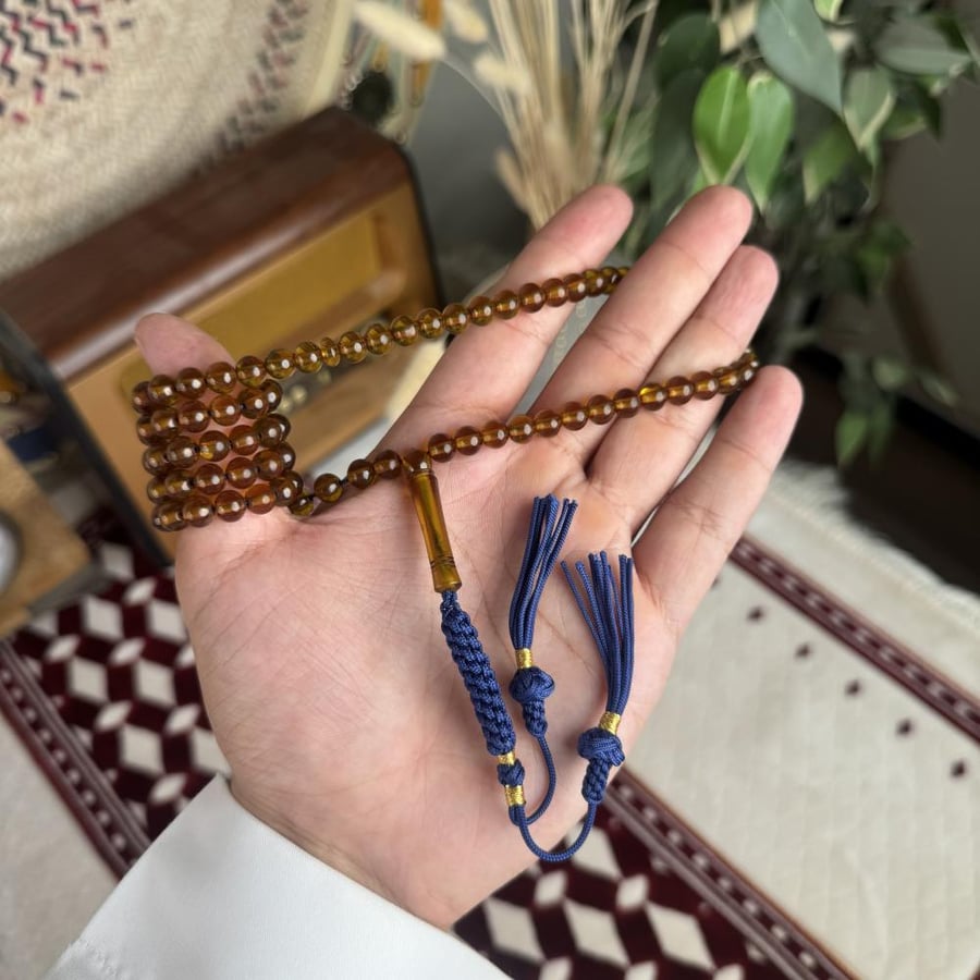 سبحة زعفرانية كركوشة Z085
