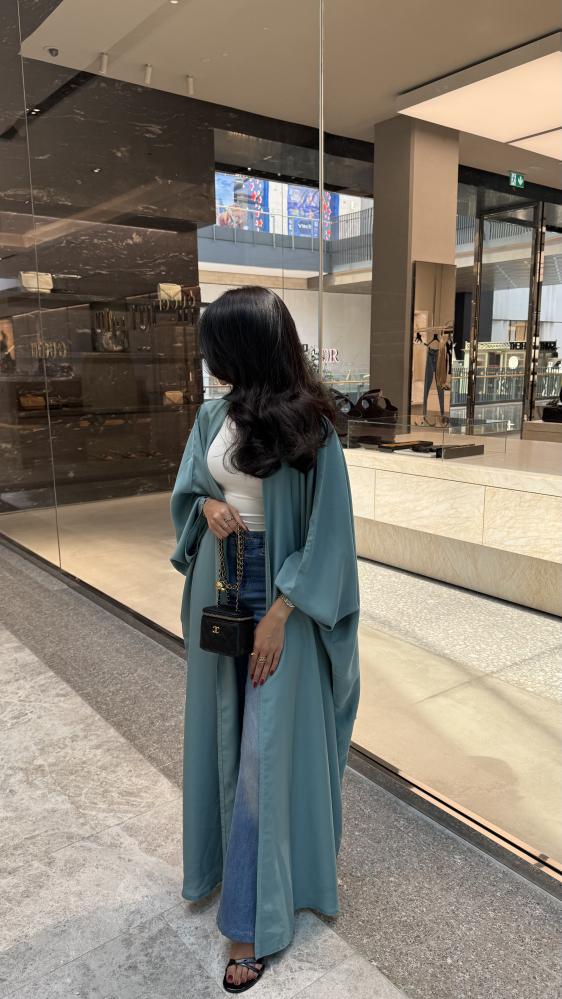 عبايه تركواز