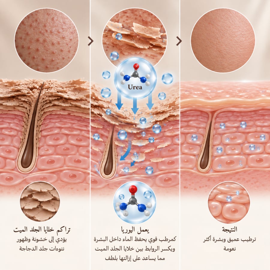 كريم يوريا بيرلانت للمناطق الخشنة وجلد الدجاجة | Pearlant Urea Cream 150g