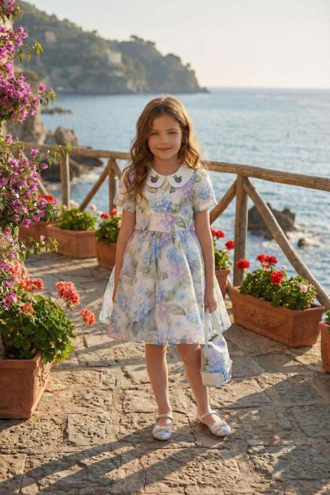 Dress of magic flowers