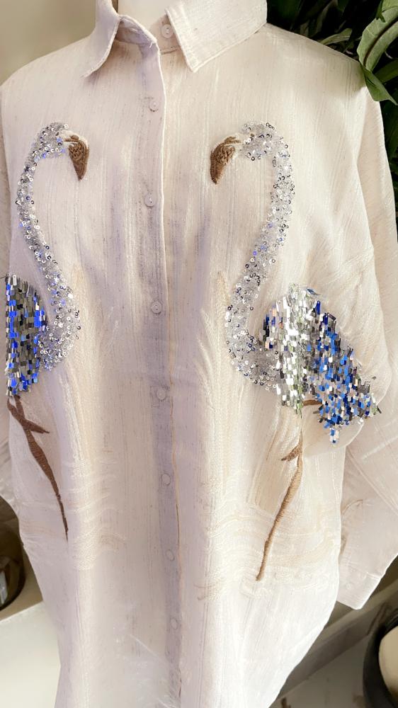 Flamingo blouse