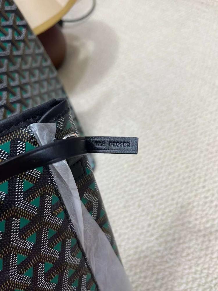 Goyard Goyardine Saint Louis  Green/ Black Claire Voie GM