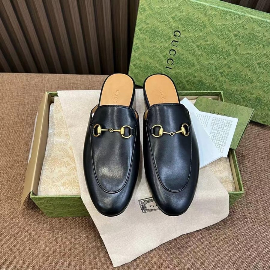 GUCCI Prince Town Mule Black