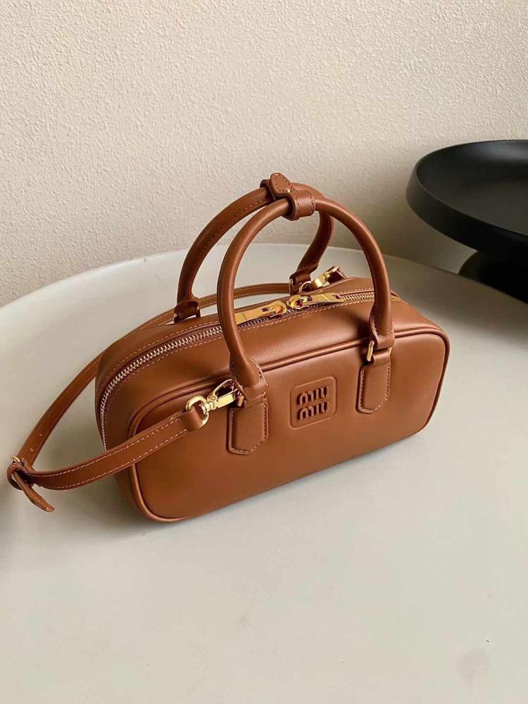 Arcadie Leather Brown Bag